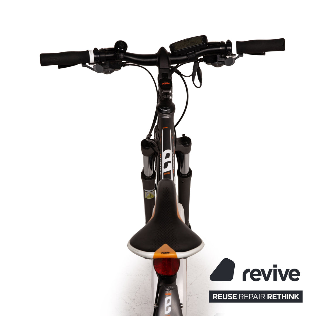 ktm fahrrad 2013 KTM E-Mountainbike ECROSS 2013 Grau Aluminium - 2. Hand