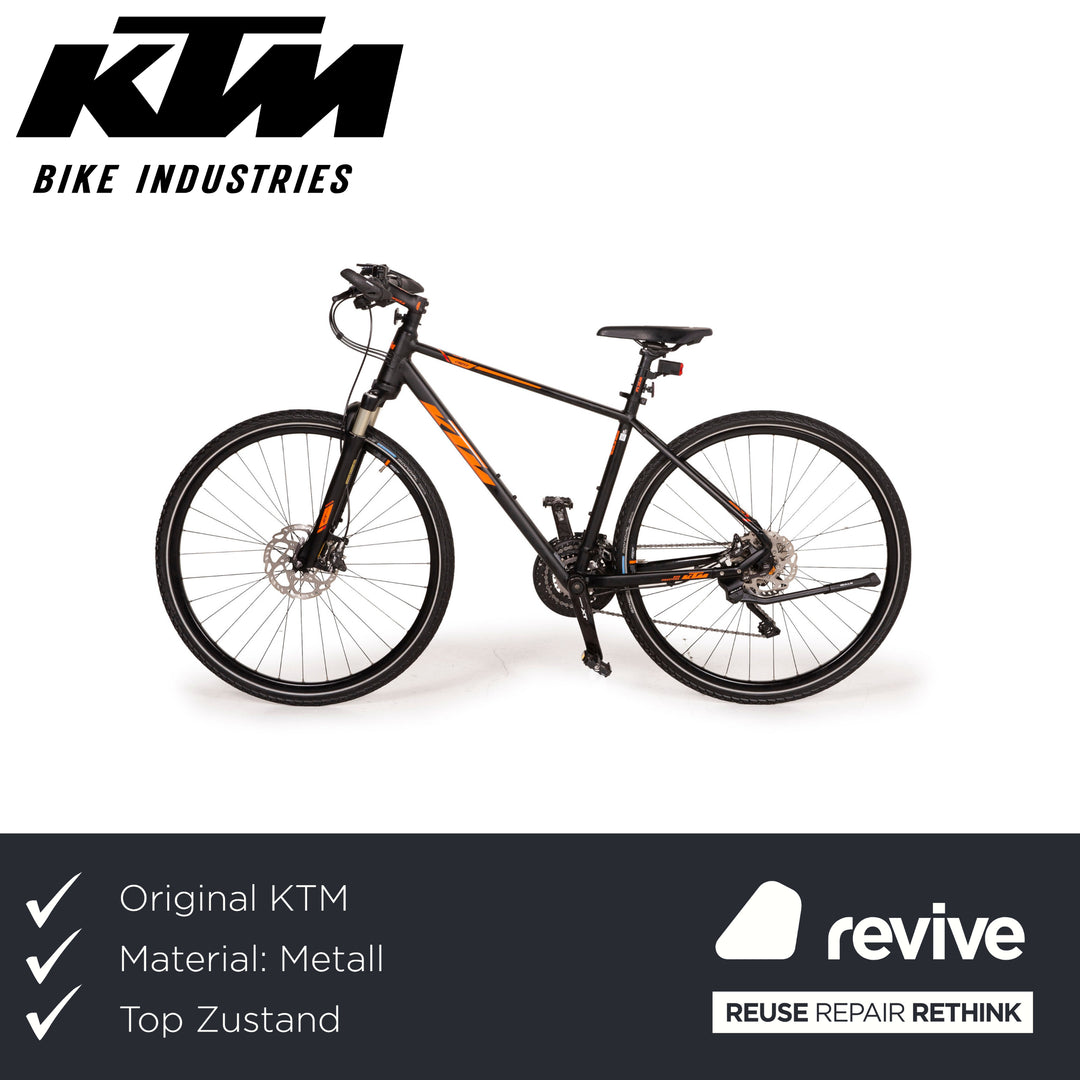 ktm crossbike KTM Trekkingbike LORETO CROSS 2020 Schwarz Aluminium - 2. Hand