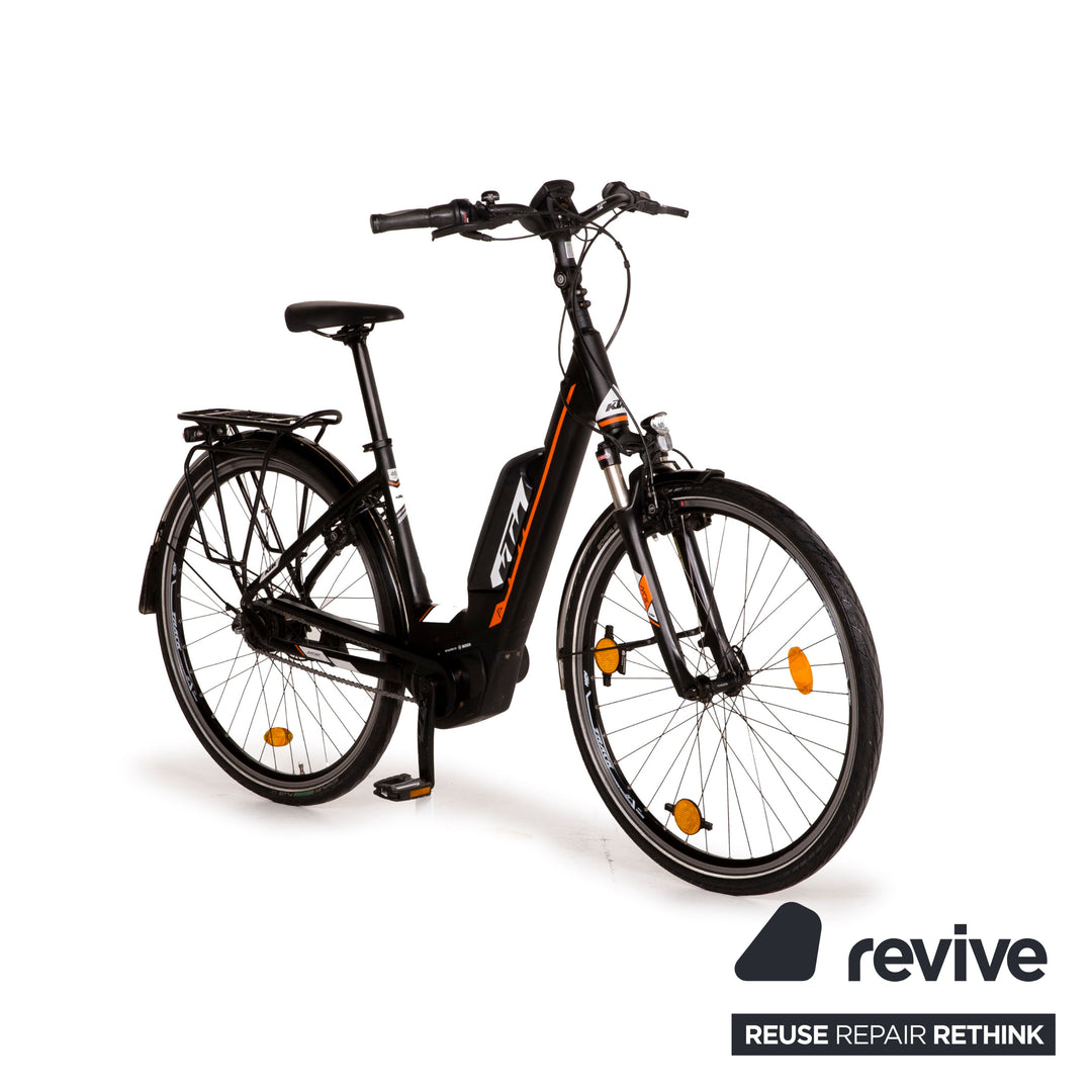 KTM E-City Bike MACINA CITY P5 Schwarz Metall Hand