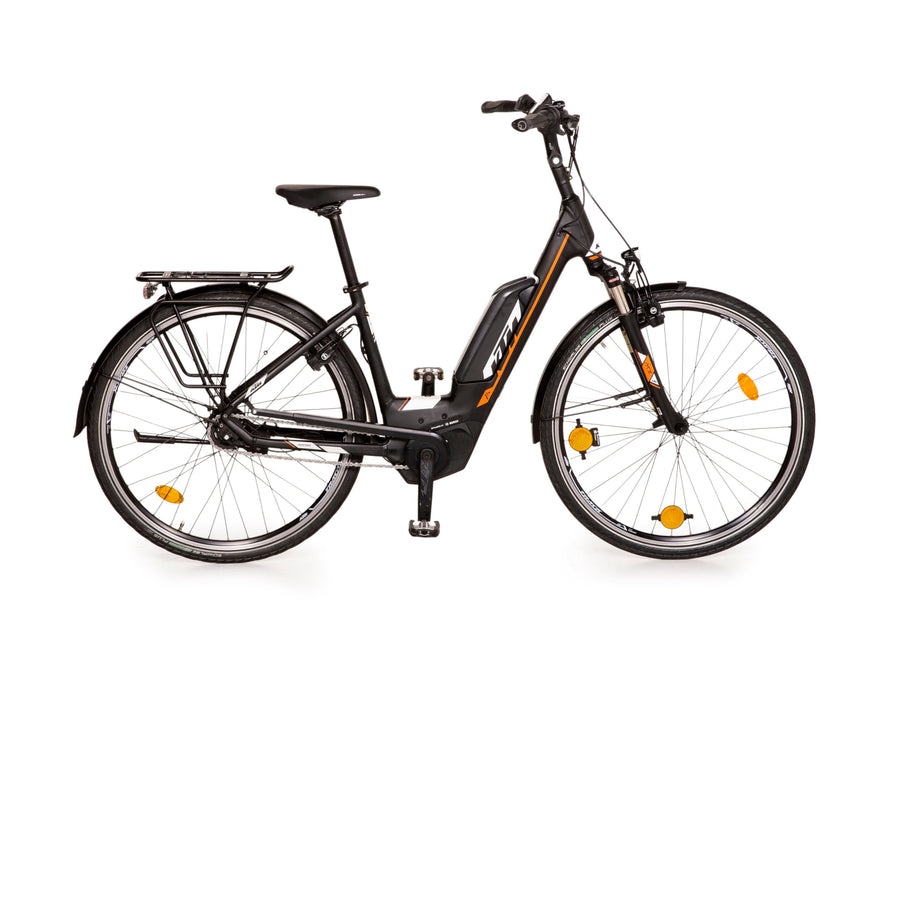 KTM E-City Bike MACINA CITY 8 P5 Schwarz Metall