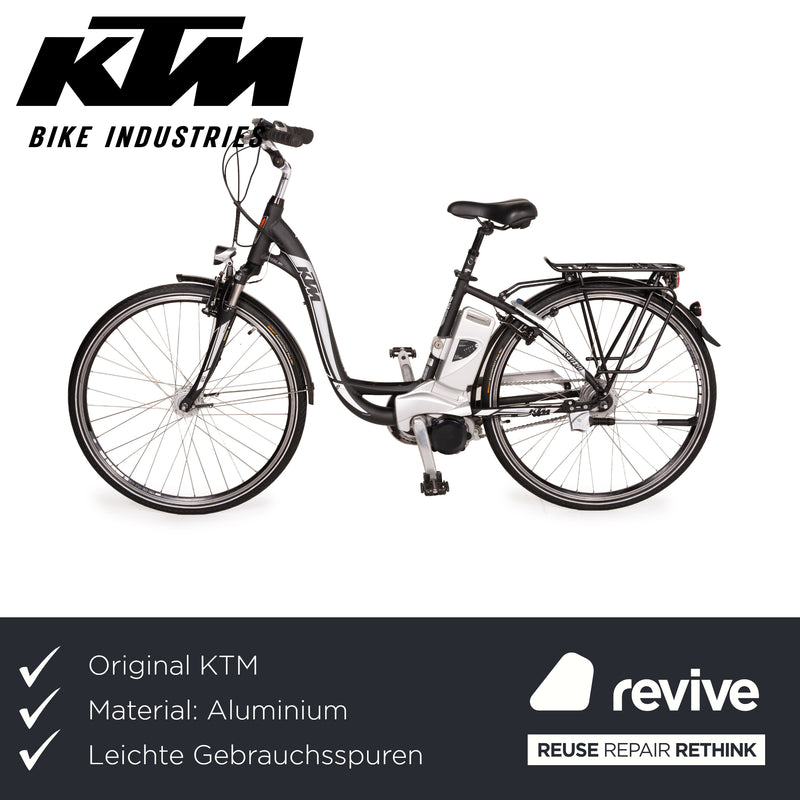 KTM Severo 8 RT 2013 Aluminium Fahrrad Weiß Damen E-City Bike RH 64cm 28"