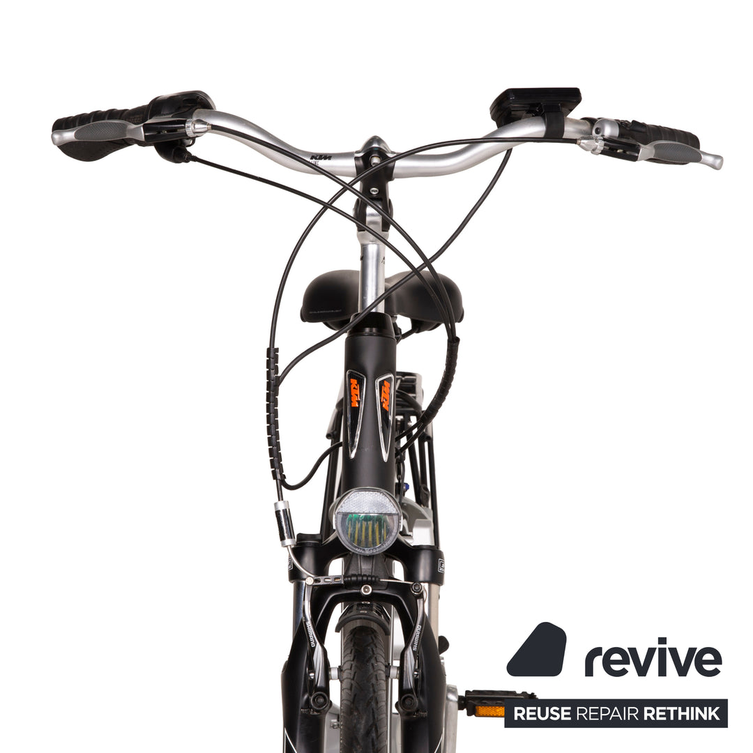 damen citybike ktm KTM E-City Bike SEVERO 8 RT Da 2013 Schwarz Aluminium - 2. Hand