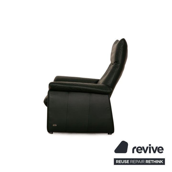 Laauser Dacapo Leather Armchair Green manual function