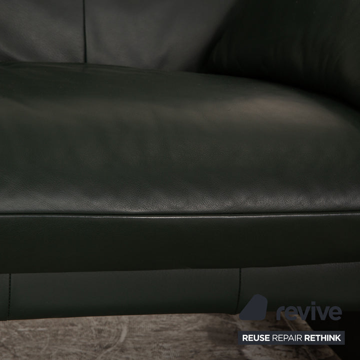 Laauser Dacapo Leather Armchair Green manual function