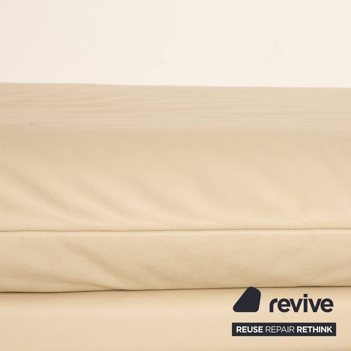 Laaus leather stool cream