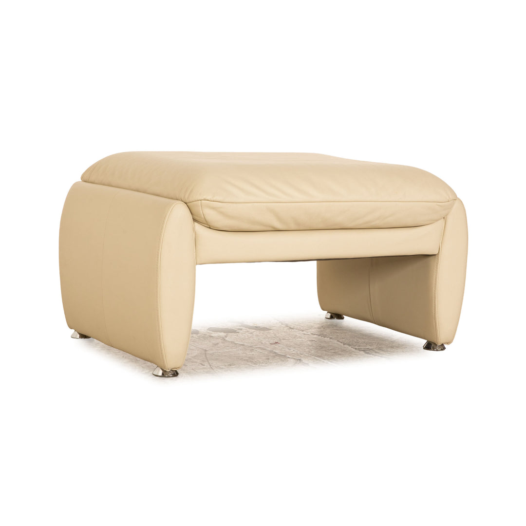 Laaus leather stool cream