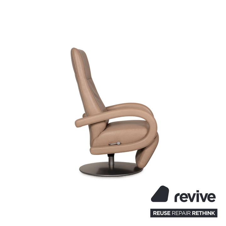 Laaus leather armchair beige function