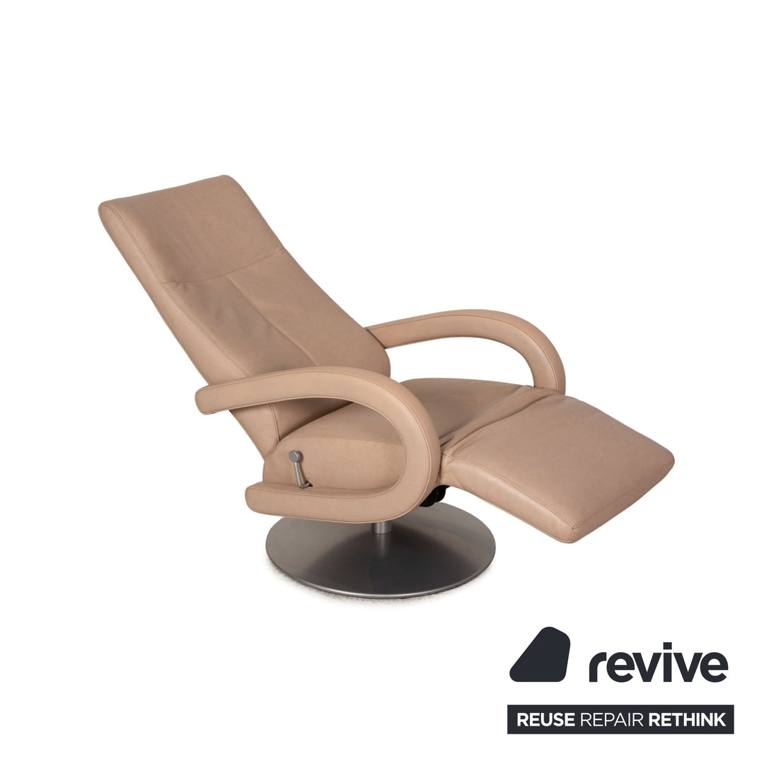 Laaus leather armchair beige function
