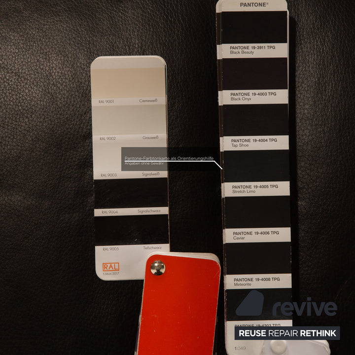 Laauser leather armchair black Relax function