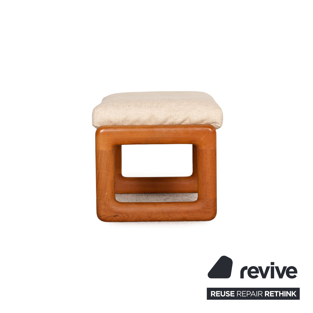 Laaus fabric stool cream