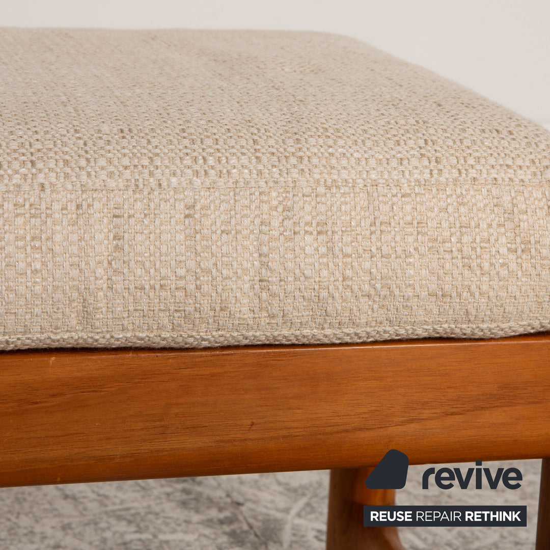 Laaus fabric stool cream