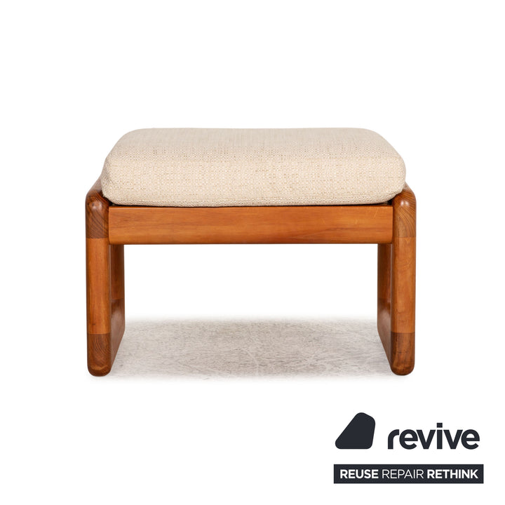 Laaus fabric stool cream