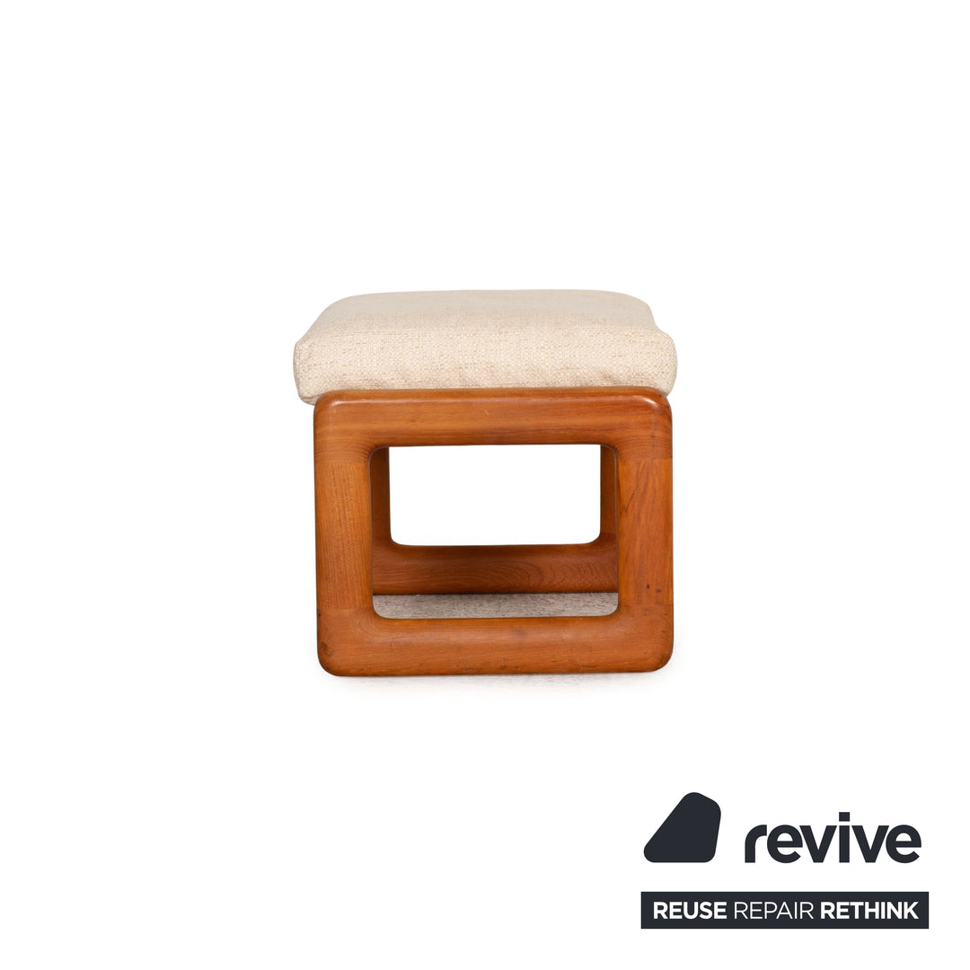 Laaus fabric stool cream