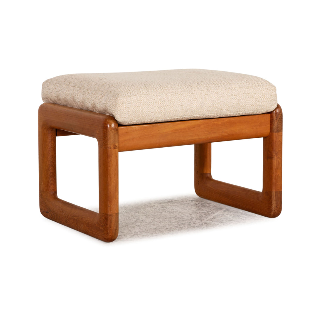 Laaus fabric stool cream