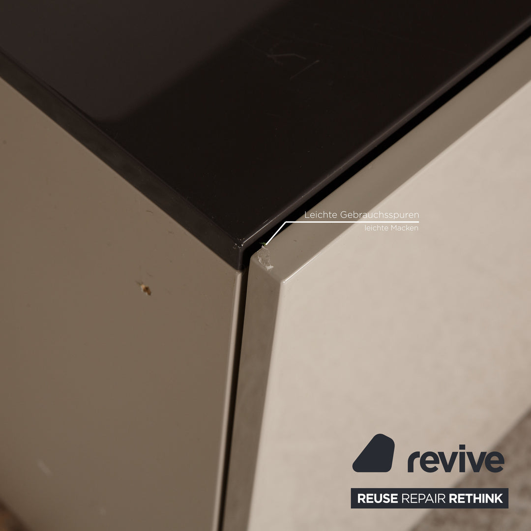 Lema T030 Wooden Lowboard Taupe Grey