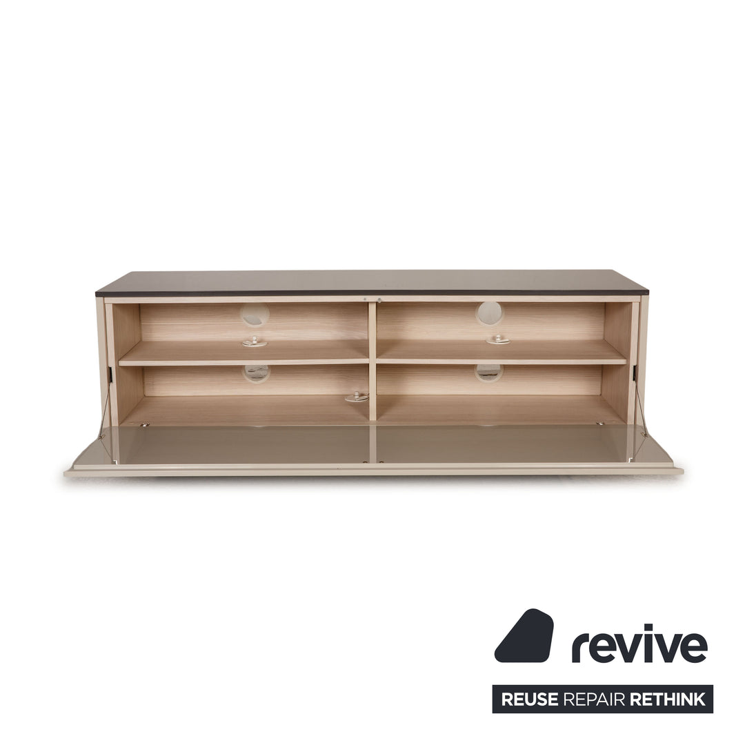 Lema T030 Holz Sideboard Garnitur Creme Multimedia Board