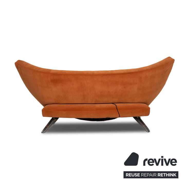 Leolux Danaide fabric sofa orange two-seater orange function couch new cover