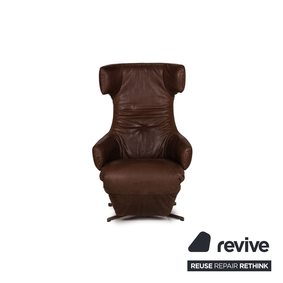 Leolux Laola Leather Armchair Brown Function relax function