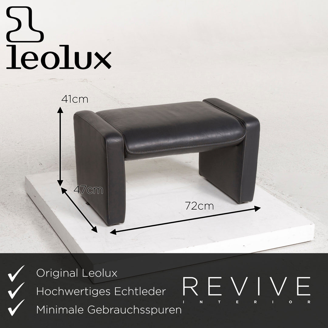 Leolux Leder Hocker Ottoman #12923