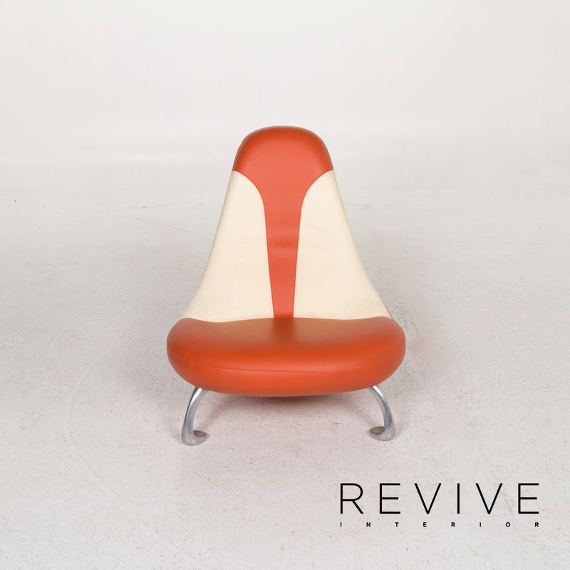 Leolux Leder Sessel Orange 