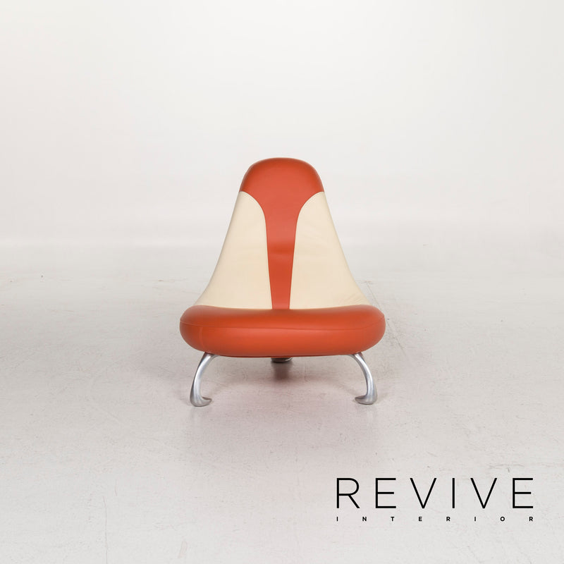 Leolux Leder Sessel Orange 