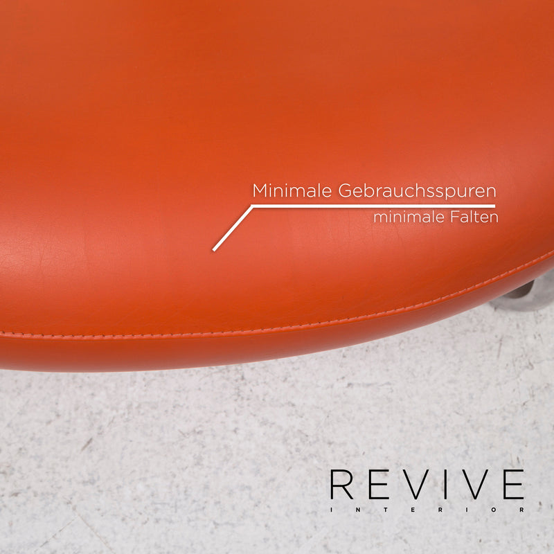 Leolux Leder Sessel Orange 