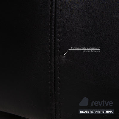 Leolux Leder Sessel Schwarz