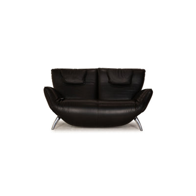 Leolux Panta Rhei Leder Zweisitzer Schwarz Sofa Couch elektr. Funktion