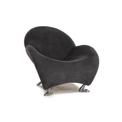 Leolux Papageno Alcantara Stoff Sessel Grau