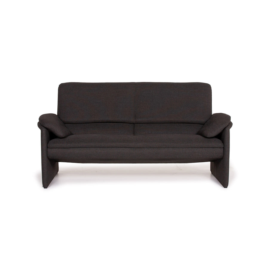 Leolux fabric sofa anthracite two-seater #14049