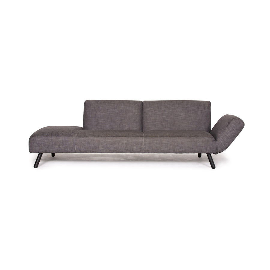 Leolux Fabric Sofa Gray Three Seater #14051