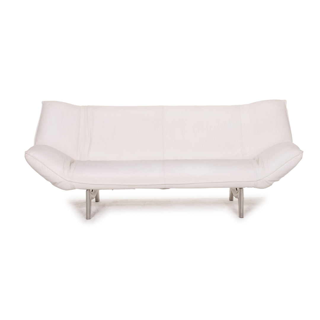 Leolux Tango Leather Sofa White Two seater function