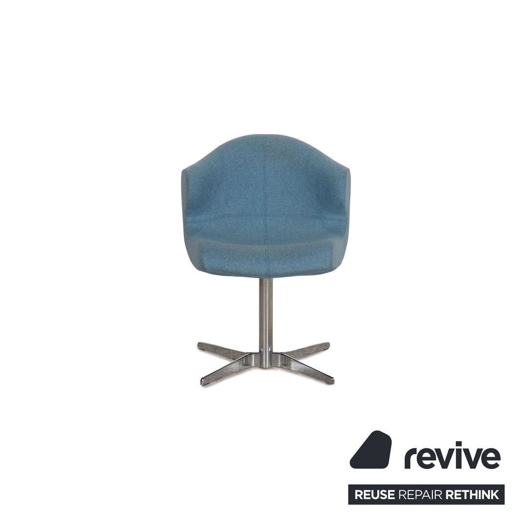 ligne roset Alster fabric chair blue