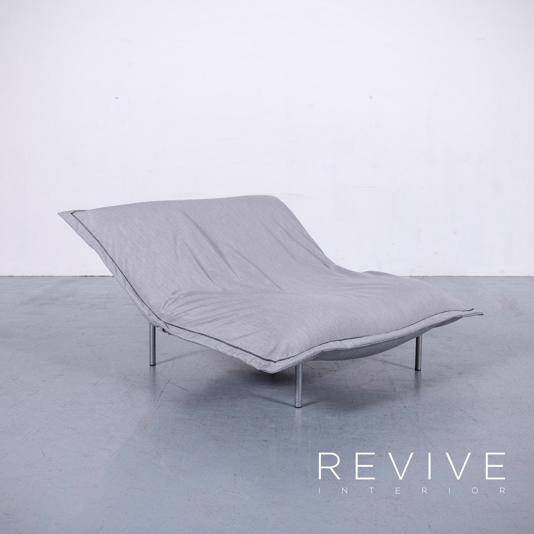 ligne roset Multy Designer Fabric Sofa Armchair Set Gray Two Seater Couch #6510