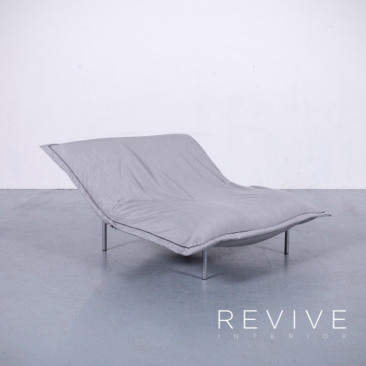 ligne roset Multy Designer Fabric Sofa Armchair Set Gray Two Seater Couch #6510