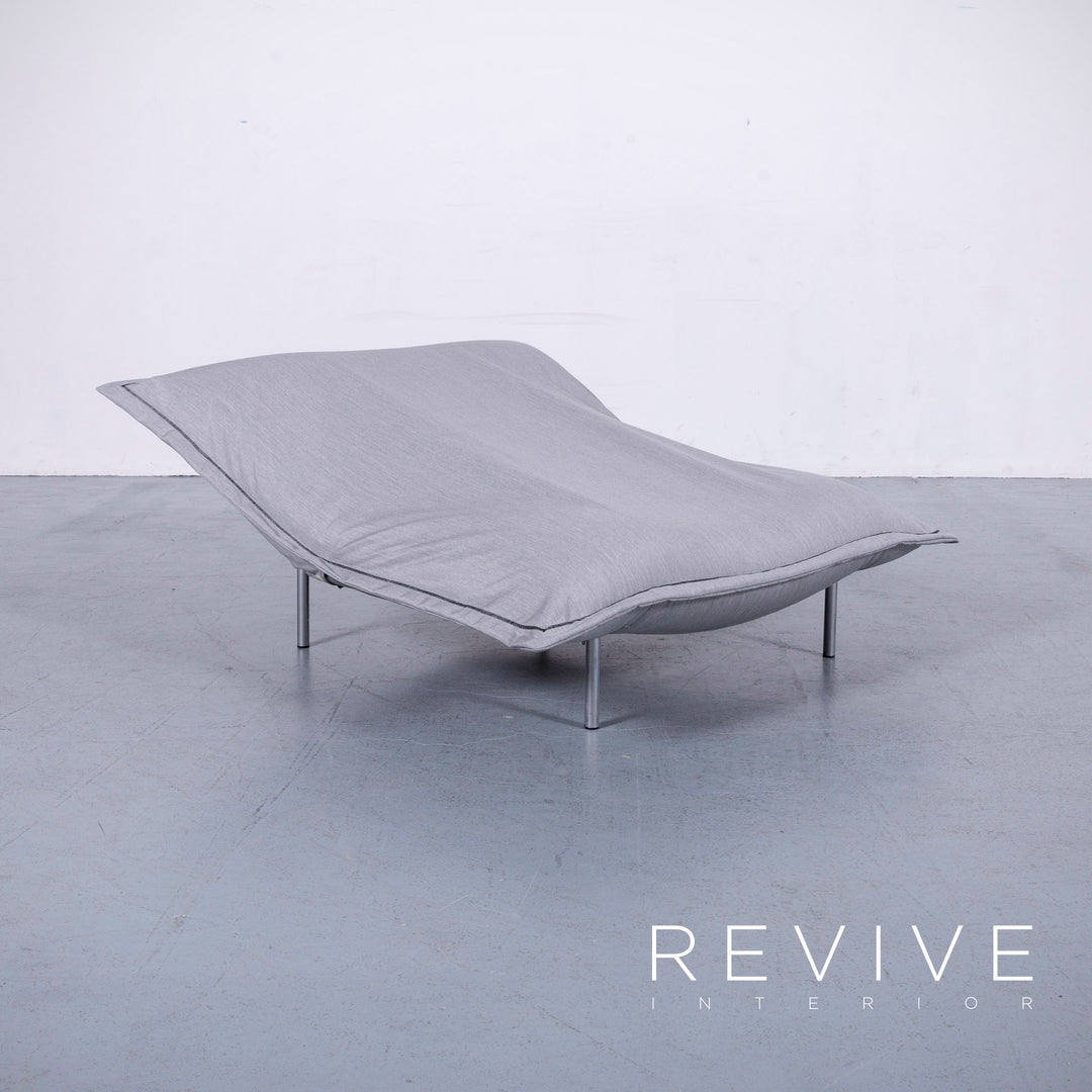 ligne roset Multy Designer Fabric Sofa Armchair Set Gray Two Seater Couch #6510