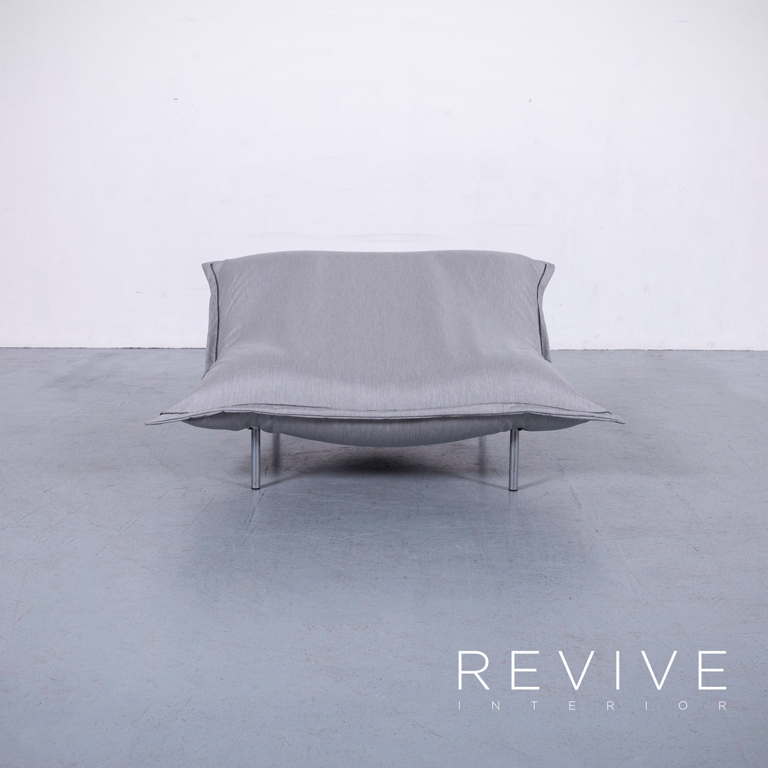 ligne roset Multy Designer Fabric Sofa Armchair Set Gray Two Seater Couch #6510