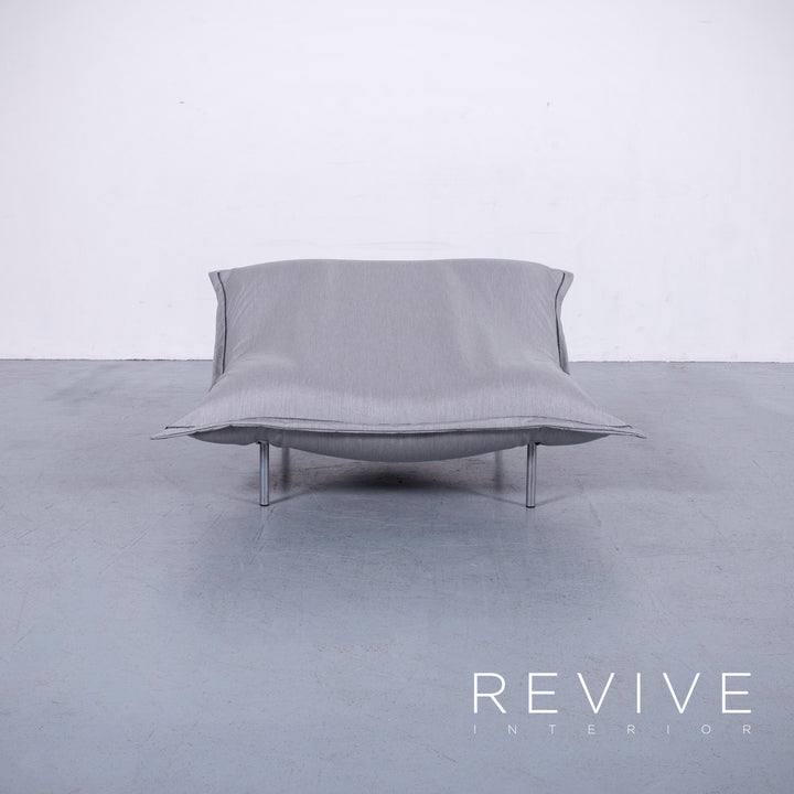 ligne roset Multy Designer Fabric Sofa Armchair Set Gray Two Seater Couch #6510