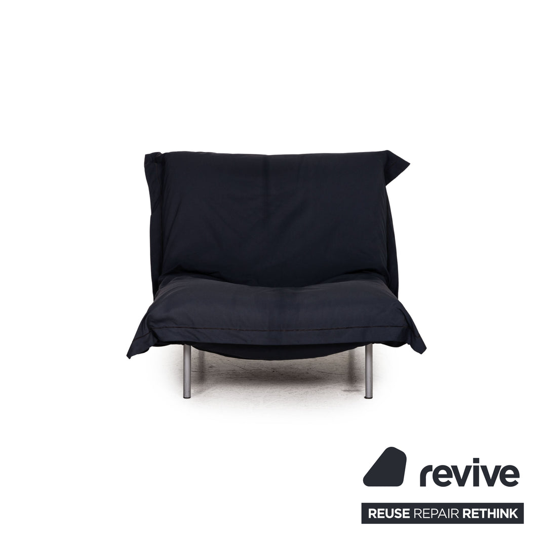 ligne roset Calin fabric armchair blue function relaxation function