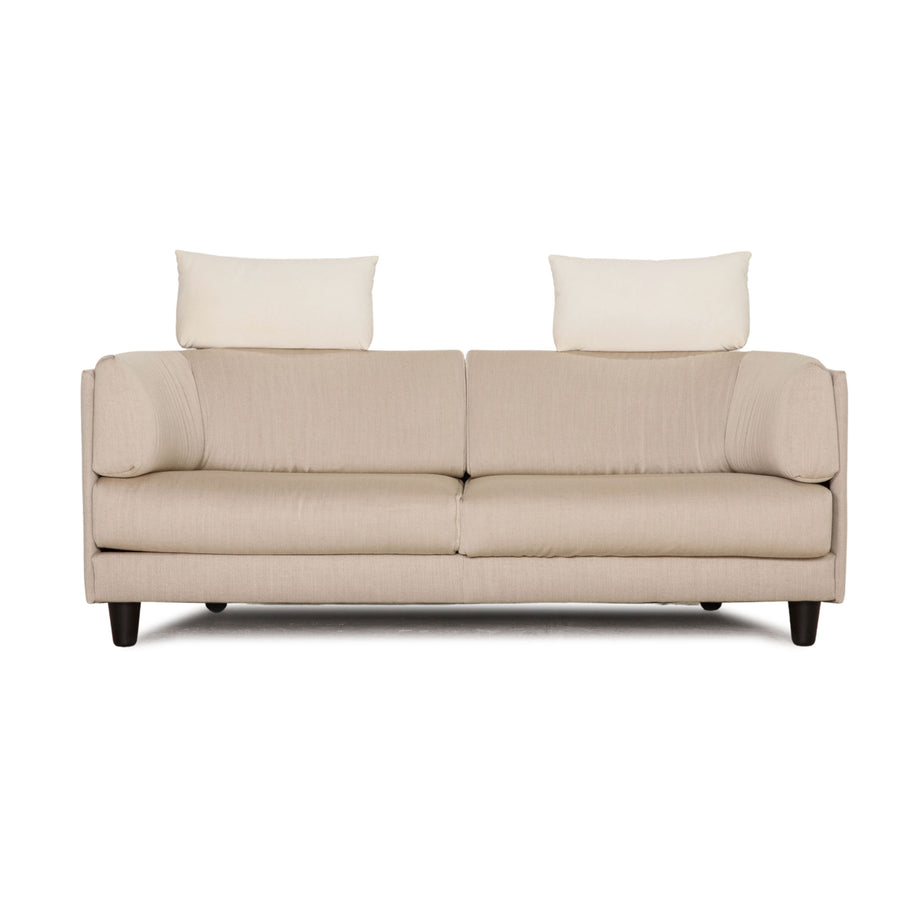 ligne roset Carina Wool Sofa Gray Three Seater Couch
