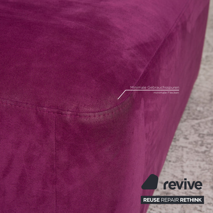 ligne roset Confluences fabric corner sofa purple sofa couch modern