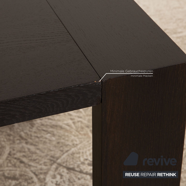 ligne roset Eaton wood dining table black oak 210 x 76 x 100 cm