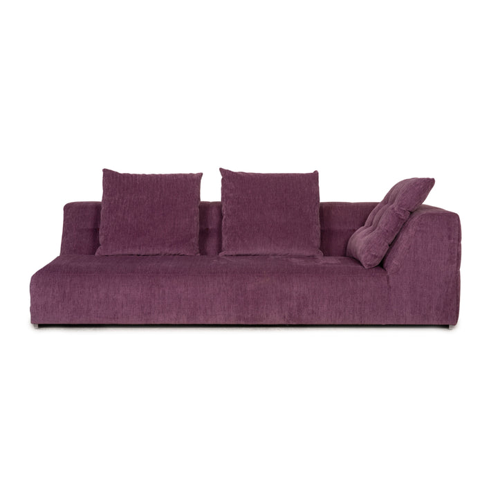 ligne roset EXCLUSIF 2 fabric three-seater purple purple sofa couch daybed
