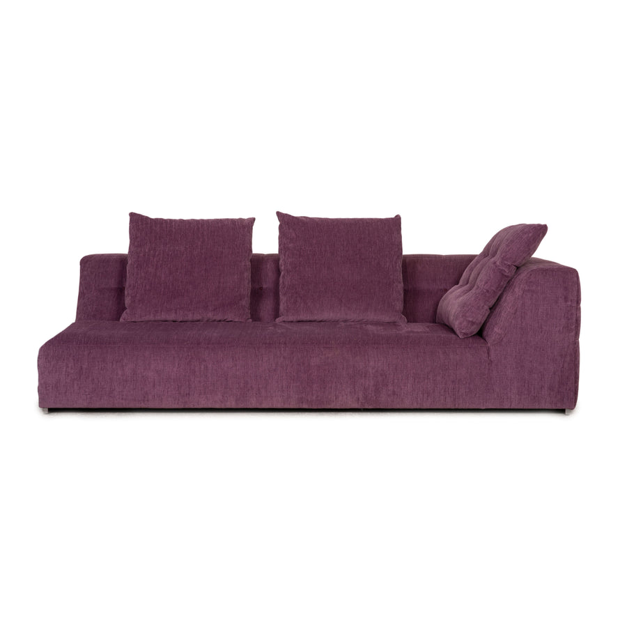 ligne roset EXCLUSIF 2 fabric three-seater purple purple sofa couch daybed