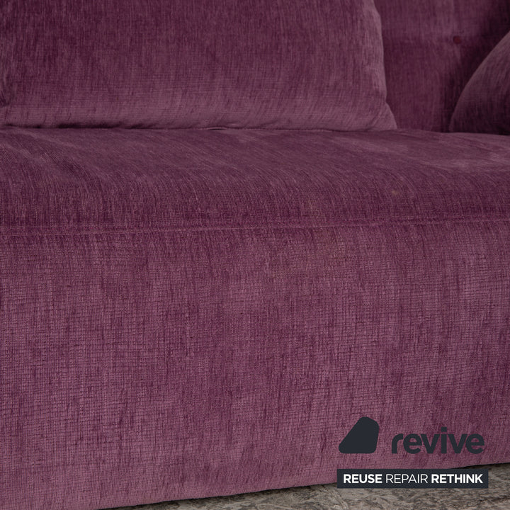 ligne roset EXCLUSIF 2 fabric three-seater purple purple sofa couch daybed