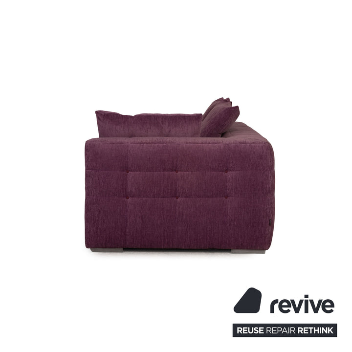 ligne roset EXCLUSIF 2 fabric three-seater purple purple sofa couch daybed