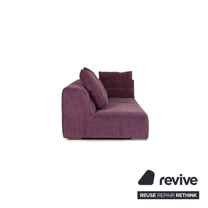 ligne roset EXCLUSIF 2 fabric three-seater purple purple sofa couch daybed