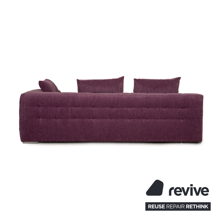 ligne roset EXCLUSIF 2 fabric three-seater purple purple sofa couch daybed