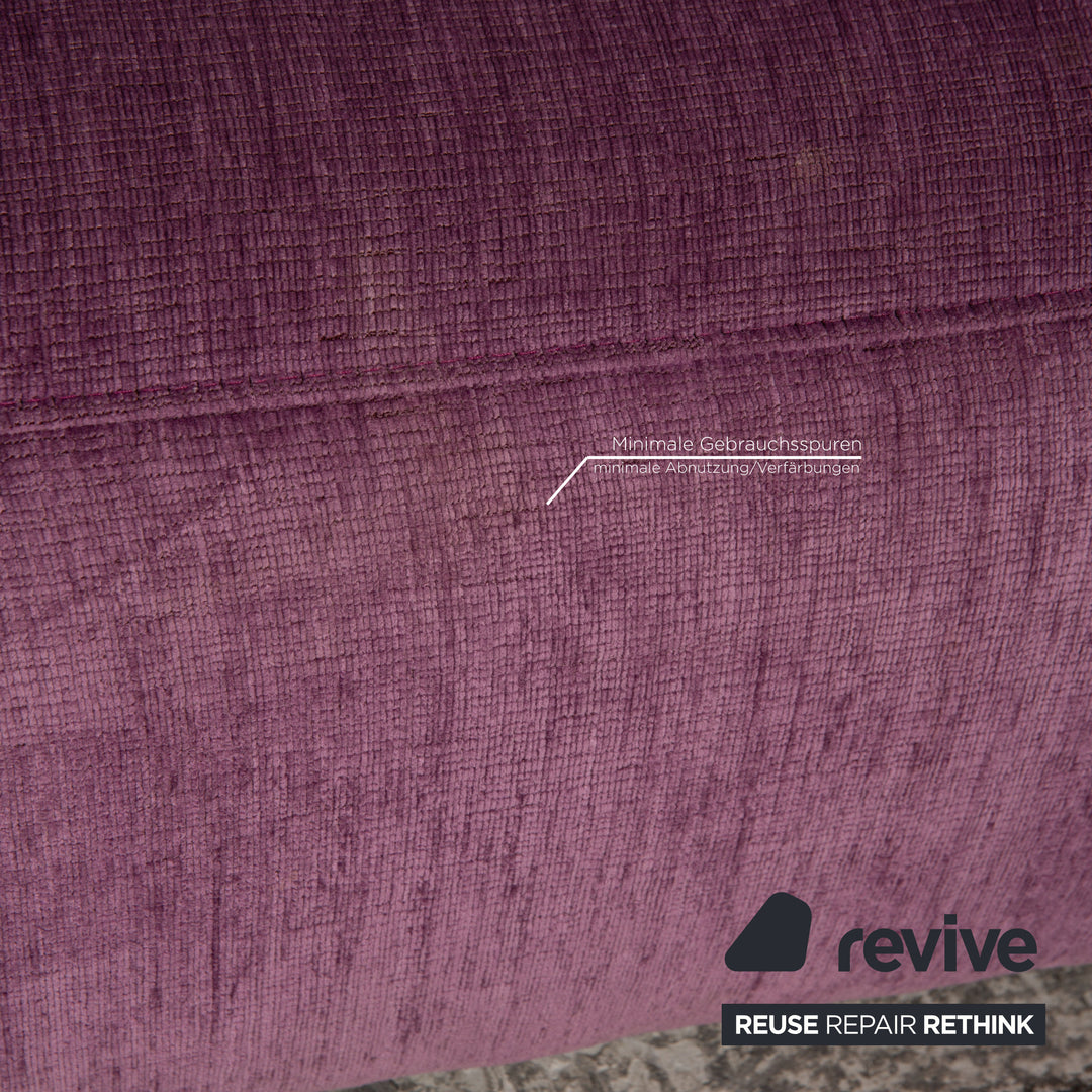 ligne roset EXCLUSIF 2 fabric sofa set Violet three-seater stool couch daybed