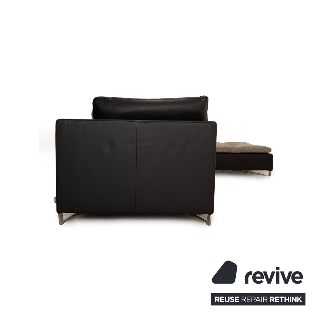 ligne roset Feng fabric corner sofa beige chaise longue right